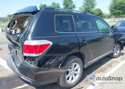 2013 Toyota Highlander Se V6 из США, поврежденный, VIN 5TDBK3EH4DS189449